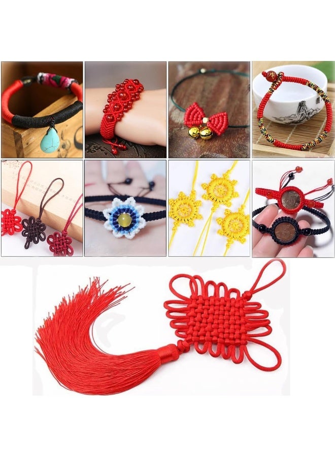 100 Meters 0.8mm Red Elastic String Stretch Cord for Beading Bracelets and Jewelry Making - Image 2